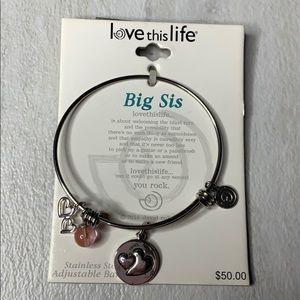BIG Sis Love This Life NWT Bracelet